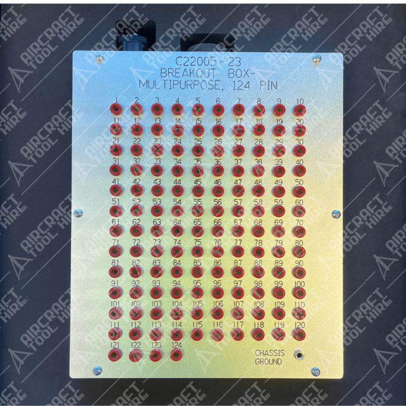 BREAKOUT BOX, MULTIPURPOSE 100/124 PIN - C22005-22 | Aircraft Tool Hire Ltd